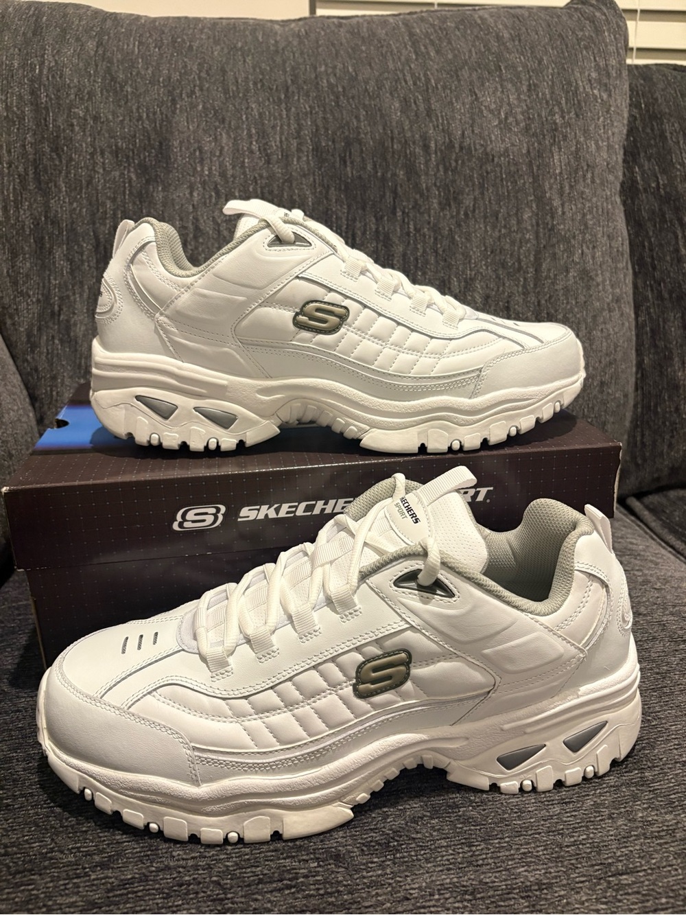 Skechers Men’s size 13 WhiteAthletic Sneakers